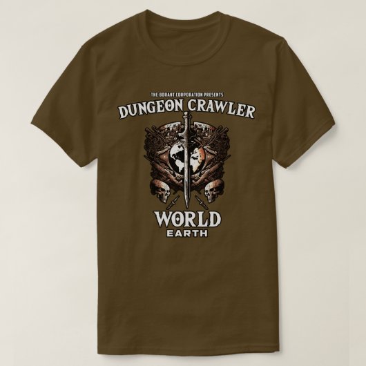 Dungeon World Earth For Light Shirts Tシャツ (デザイン正面)