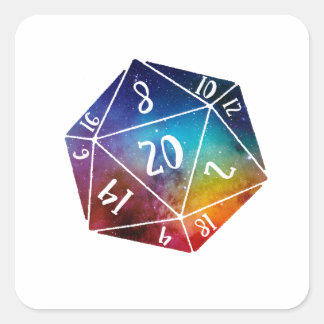 Dungeons and Dragons（ダンジョン・アンド・ドラゴン）、D20 スクエアシール