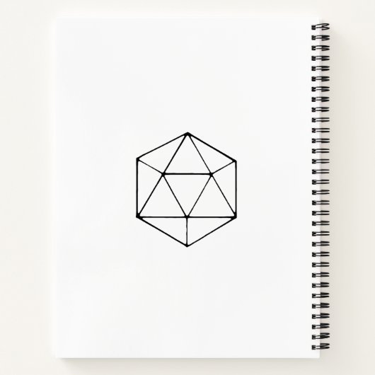 Dungeons and Dragons Charisma Notebook ノートブック (裏面)