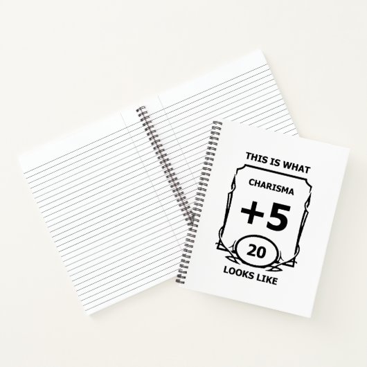 Dungeons and Dragons Charisma Notebook ノートブック (内部)