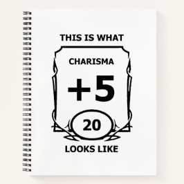 Dungeons and Dragons Charisma Notebook ノートブック