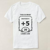 Dungeons and Dragons Dexterity Tシャツ