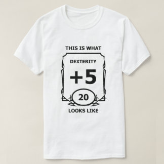 Dungeons and Dragons Dexterity Tシャツ