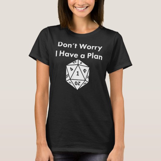 Dungeons D20障害RPGフンブルグラフィック Tシャツ (正面)