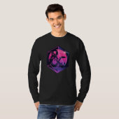 Dungeons & Dragonsアンパサンド(3Dサイコロ) Tシャツ (正面フル)