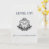 Dungeons & Dragons:知恵モディファイヤに+1を追加 カード (黄色い花)