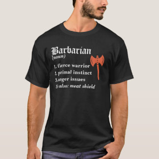 Dungeons & Dragons Barbarian Class Definition T-Sh Tシャツ
