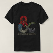 Dungeons  Dragons Dragon Ampersand Logo  Tシャツ (デザイン正面)
