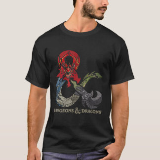 Dungeons Dragons Dragon Ampersand Logo Tシャツ