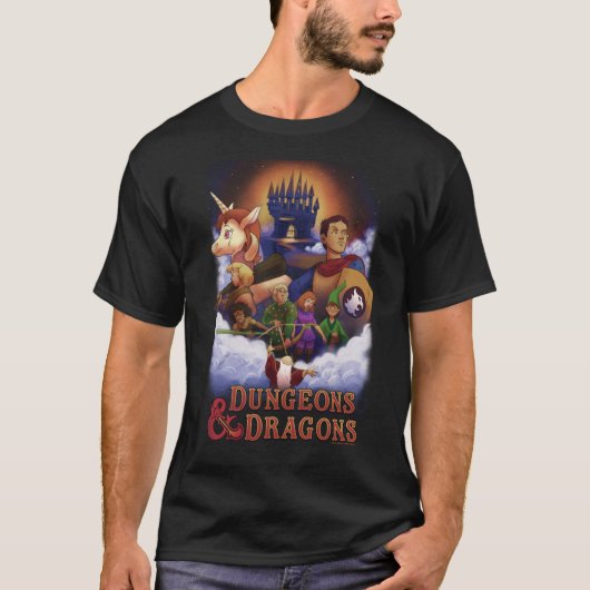 Dungeons & Dragons Group Shot Epic Poster Pullover Tシャツ (正面)
