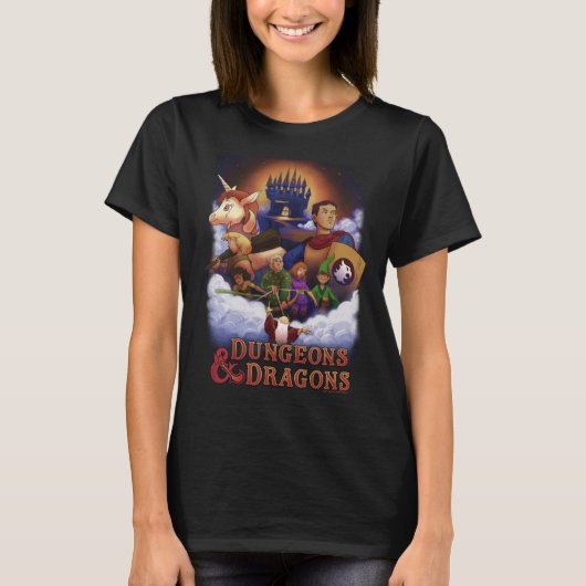 Dungeons & Dragons Group Shot Epic Poster Tシャツ (正面)