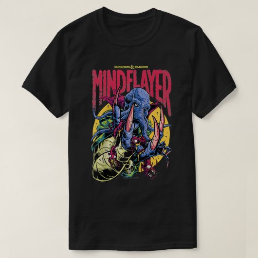 Dungeons & Dragons Mindflayer Logo Tシャツ (デザイン正面)