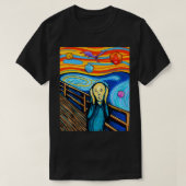 Dungeons, Munch's The Scream D20 T-shirt, Dragons Tシャツ (デザイン正面)
