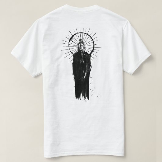 Dunhuang T-shirt – 古代中国の洞窟美術&ヘリ Tシャツ (デザイン裏面)