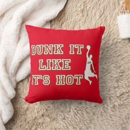 DUNK IT LIKE IT'S HOT 楽しいバスケットボール クッション