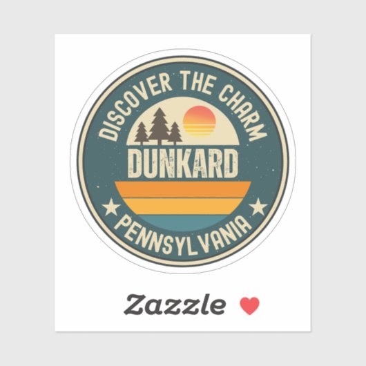 Dunkard, Pennsylvania シール (シート)