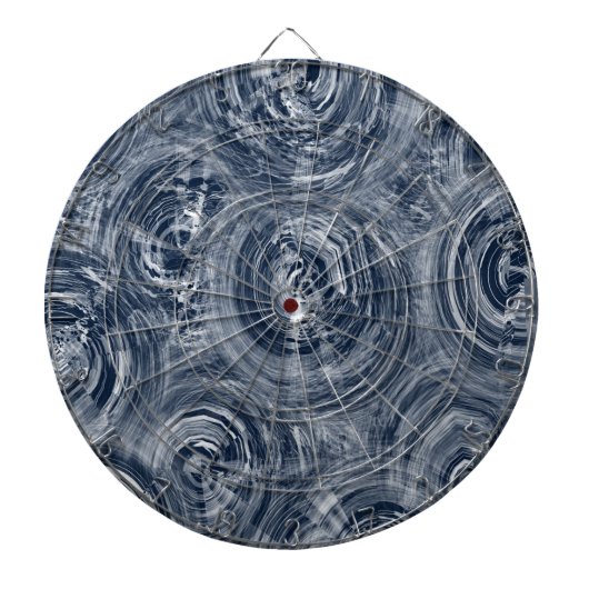Dunkelblau und ganz schön wirbelige Batik   ダーツボード (正面)