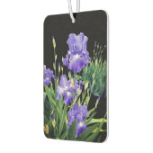 Dunkelblaue Irisblüten カーエアーフレッシュナー (左)