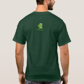 dunkelgrünes Krokodil Tシャツ (裏面)