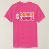 Dunkie Junkie Coffee Love Funny Coffee Saying 2022 Tシャツ (デザイン正面)