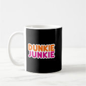 Dunkie Junkie - Funny Coffee Lover Gift Pullover H コーヒーマグカップ (左)