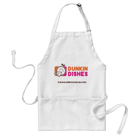 Dunkinはエプロンを皿に盛ります スタンダードエプロン (正面)