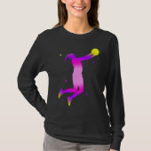 Dunking basketball player basket  basketball playe tシャツ (正面)