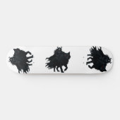 Dunkle Kriegerin auf Höllenwolf スケートボード (横)