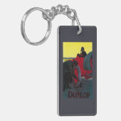 DunlopのヴィンテージPosterEurope キーホルダー (正面左)