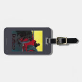 DunlopのヴィンテージPosterEurope ラゲッジタグ (正面横)