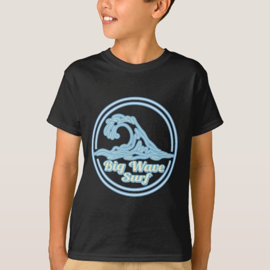 Dunnet Y Big Wave サーフクラブ サーフィングラフィック Tシャツ (正面)
