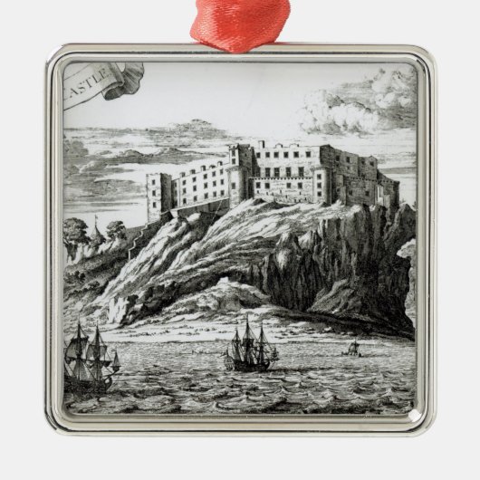 Dunnottarの城 メタルオーナメント (正面)