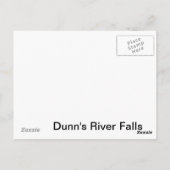Dunn's Riverカスタマイズ秋写真 ポストカード (裏面)