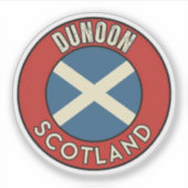 Dunoon, Scotland シール (正面)