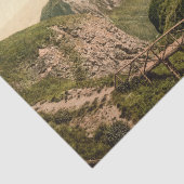 Dunottarの城、Stonehaven、スコットランド 薄葉紙 (詳細)