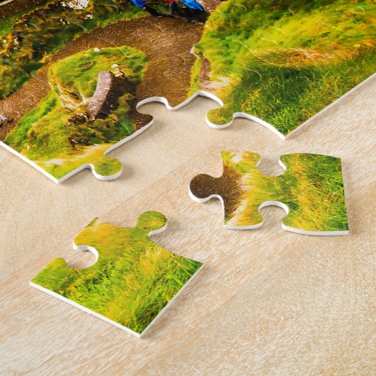 Dunquin Pier Dingle Ireland。 ジグソーパズル (側面)