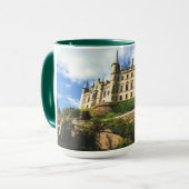 Dunrobinの城のスコットランドのカスタムなコンボのマグ マグカップ (正面左)