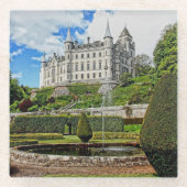 Dunrobin城建築の写真 ガラスコースター (正面)