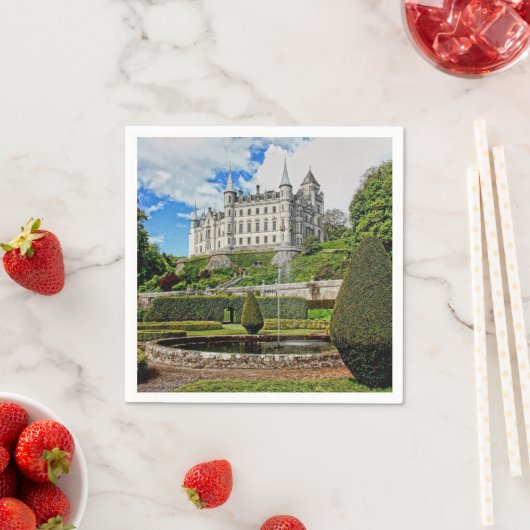 Dunrobin城建築の写真 スタンダードカクテルナプキン (インサイチュ)