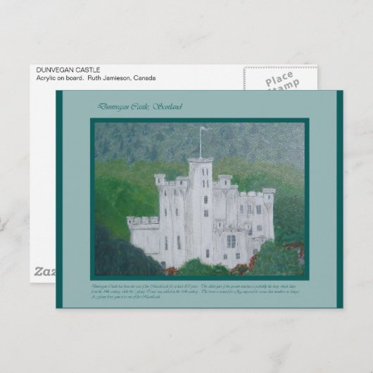 DUNVEGANの城 ポストカード (正面/裏面)