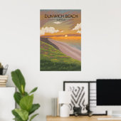 Dunwich Beach Suffolk Seaside Travel Poster ポスター (ホームオフィス)