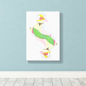 Duo Bird キャンバスプリント (インサイチュ (ウッドフロア))