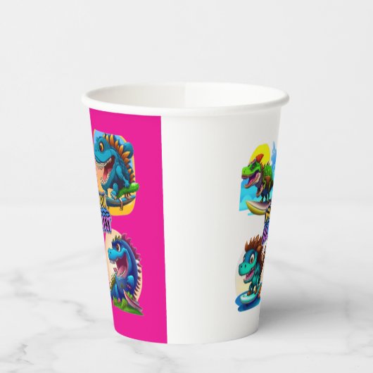 duo dinosaur  紙コップ (左)