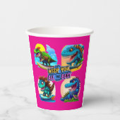 duo dinosaur  紙コップ (正面)