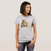 Duo Félins Adorables Tシャツ (正面フル)