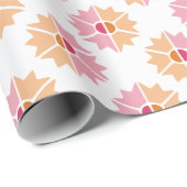 Duo Starburst in Pink and Orange ラッピングペーパー (ロールコーナー)