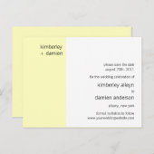 "Duo" Vanilla日付ポストカードを保存 案内ポストカード (正面/裏面)