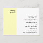 "Duo" Vanilla日付ポストカードを保存 案内ポストカード (正面)