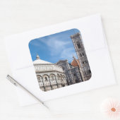 Duomo and Baptistry, Florenceステッカー スクエアシール (封筒)