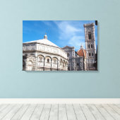 Duomo and Baptistry, Florence canvas print キャンバスプリント (インサイチュ (ウッドフロア))